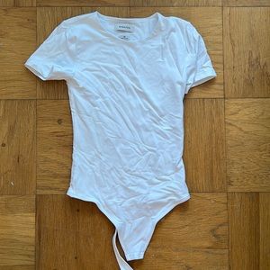 BABATON Contour Crew bodysuit in White